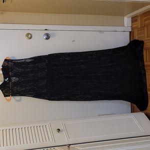 Forever 21 lace see through maxi dress